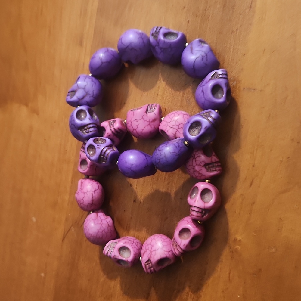 chunky skull bracelets